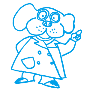 イラスト ワン博士